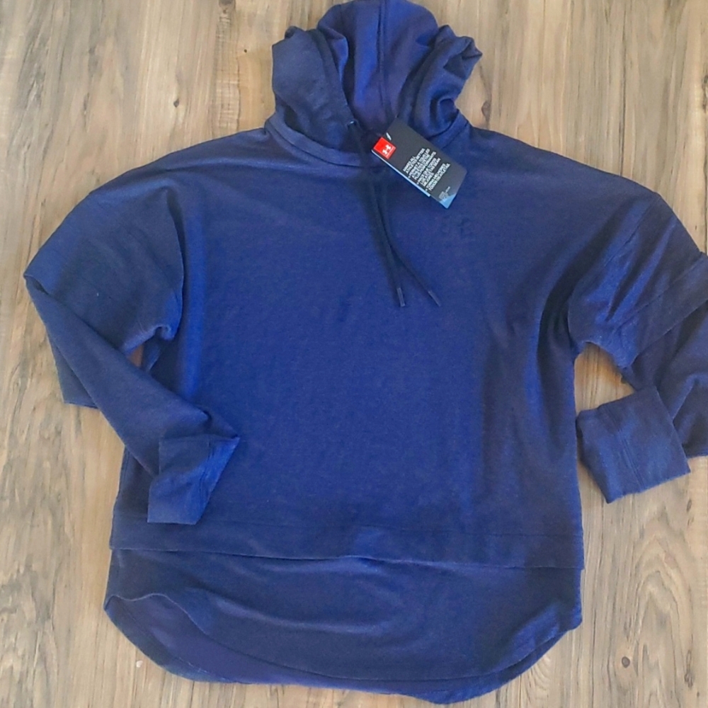 Womens Under Armour 2in 1 featherweight sweatshirt M
